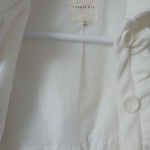 Copper Key Ivory Ruffled Jacket - Picture 7 of 7